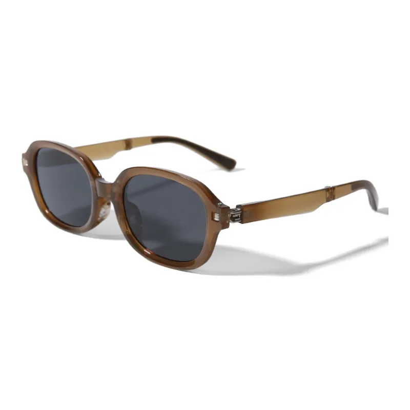 CACUSS Junior TR/Memory Plastic Oval Sunglasses Unisex-18