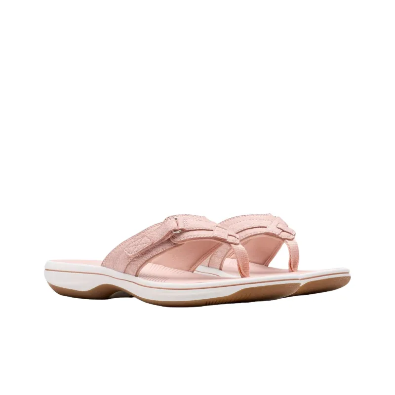 Clarks Abrasion Resistant Flip Flops Women's Pink-2