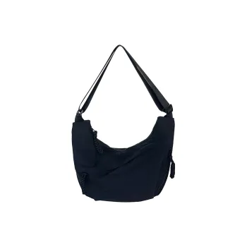 GOBLIN SHARKS 1759 Canvas Bag, Shoulder Bag, Crossbody Bag Regular Unisex Black/Ecru/Orange/Gray
