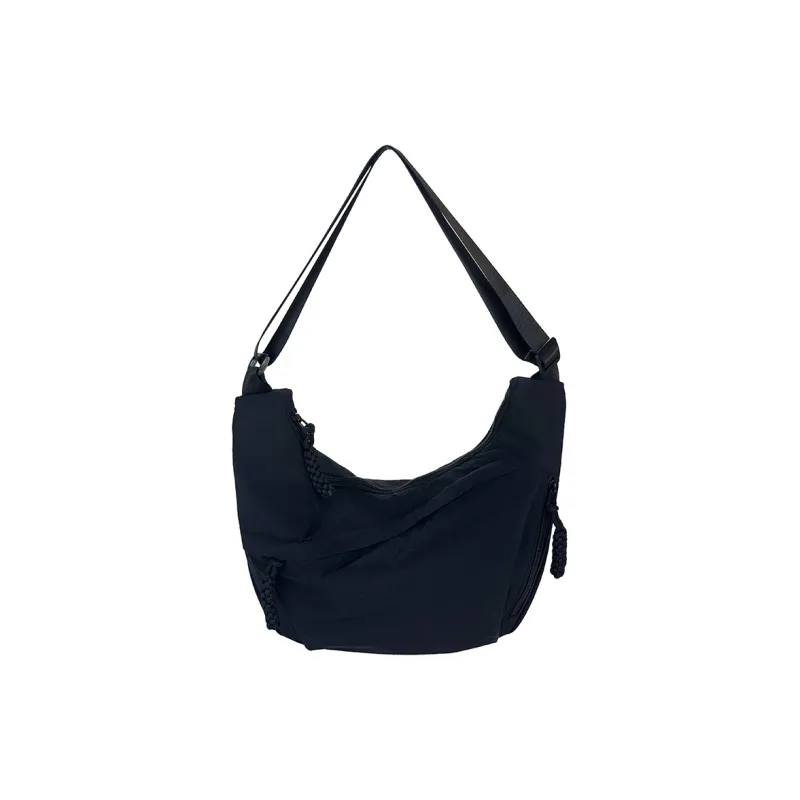 GOBLIN SHARKS 1759 Canvas Bag, Shoulder Bag, Crossbody Bag Regular Unisex Black/Ecru/Orange/Gray-0