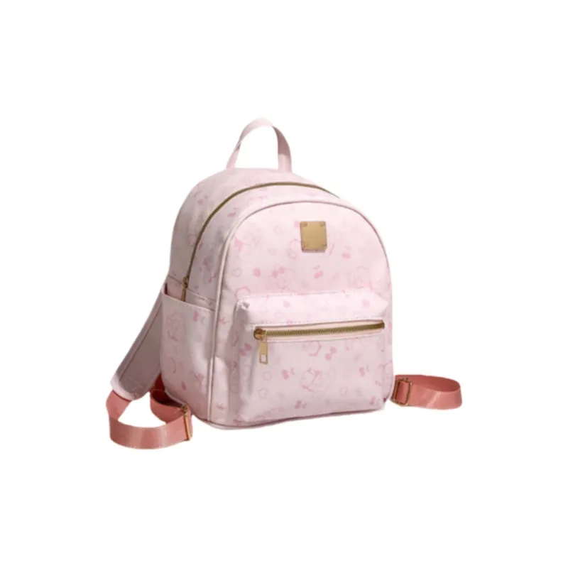 GATOER PU Backpack Women's Pink-1