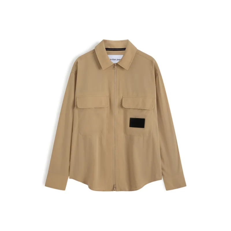 Calvin Klein Shirts Men Khaki-0