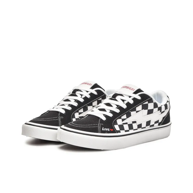 CHERRY&KALIKA Wear resistant, Lightweight, Breathable, And Non slip. Low Top Skateboard Shoes Men's Black-1