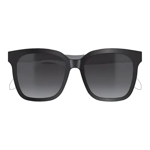Alexander McQueen Subject To Official Website Irregular Shape Sunglasses Unisex Black