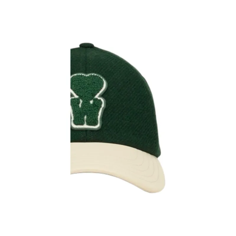 AMIPARIS Sheep Wool Baseball Caps Unisex Green-1