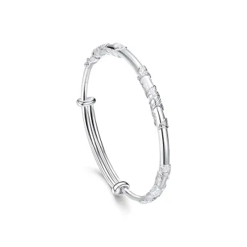 CHAOHONGJI 999 Fine Silver Bangles Women's