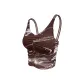 Cocoa Brown Print Tank Top
