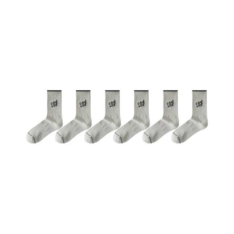 Cotton Gene Mid Calf Socks Men's Combo Set-25
