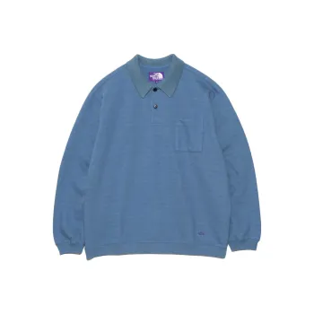 THE NORTH FACE PURPLE LABEL Polo Shirt Men's Smoke Blue