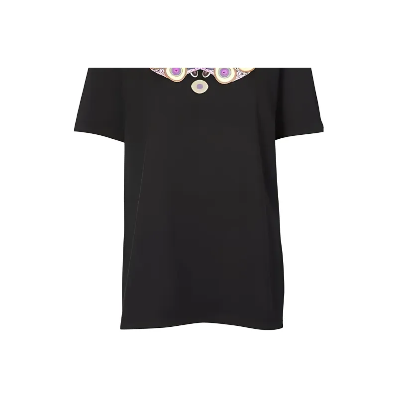 GIVENCHY Drop Shoulder Sleeve T Shirt Women's Black-2