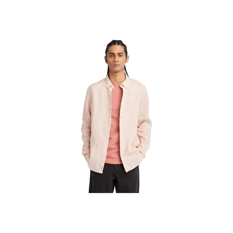 Timberland Shirt Men's Light Pink-0