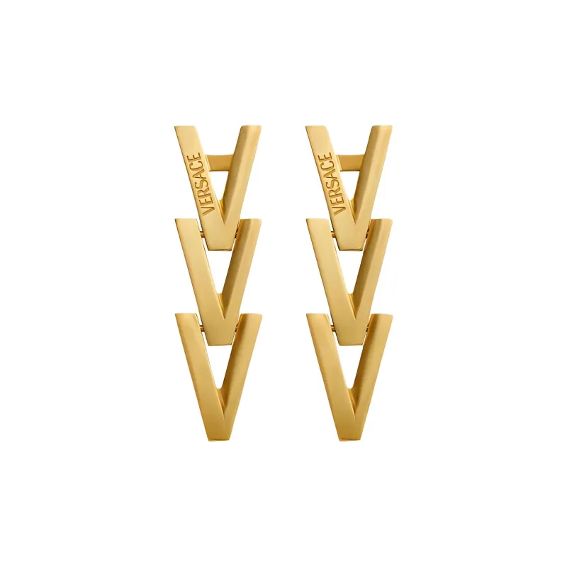 VERSACE V2025 Chain Drop Earrings-0
