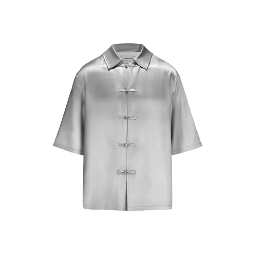 GALLIANO LANDOR Shirt Unisex Mercury Gray