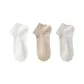 [3 Pack/10A Antibacterial, Slip-Resistant]White+Earth Yellow+White Gray