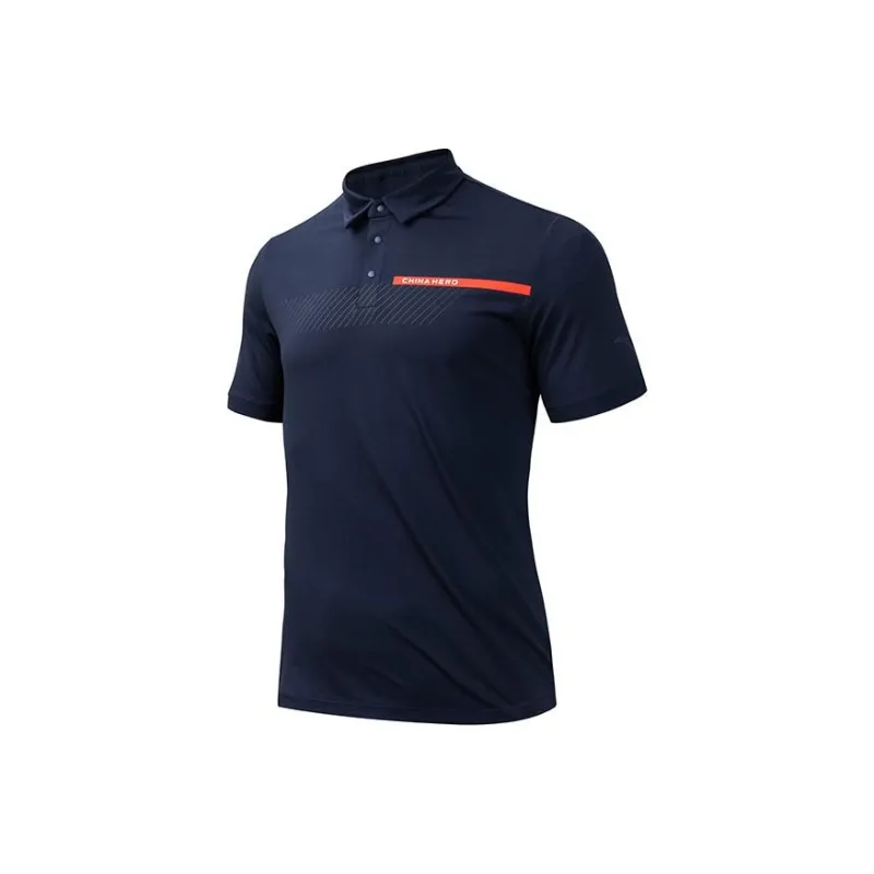 Anta Variety Training Collection Polo Shirt Men's Midnight Blue-0