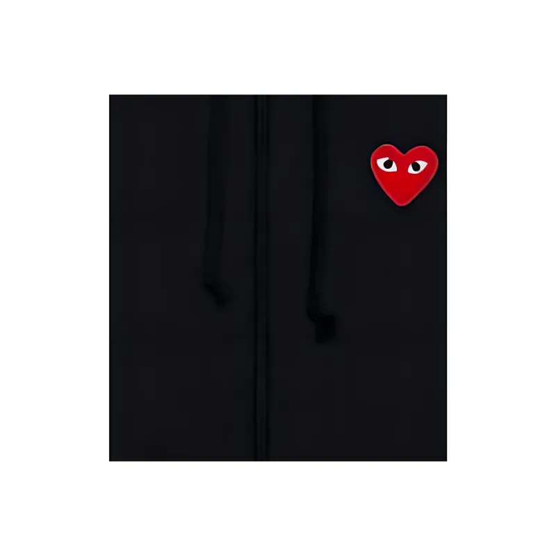 CDG Play SS24 Sweatshirt Unisex Black-1