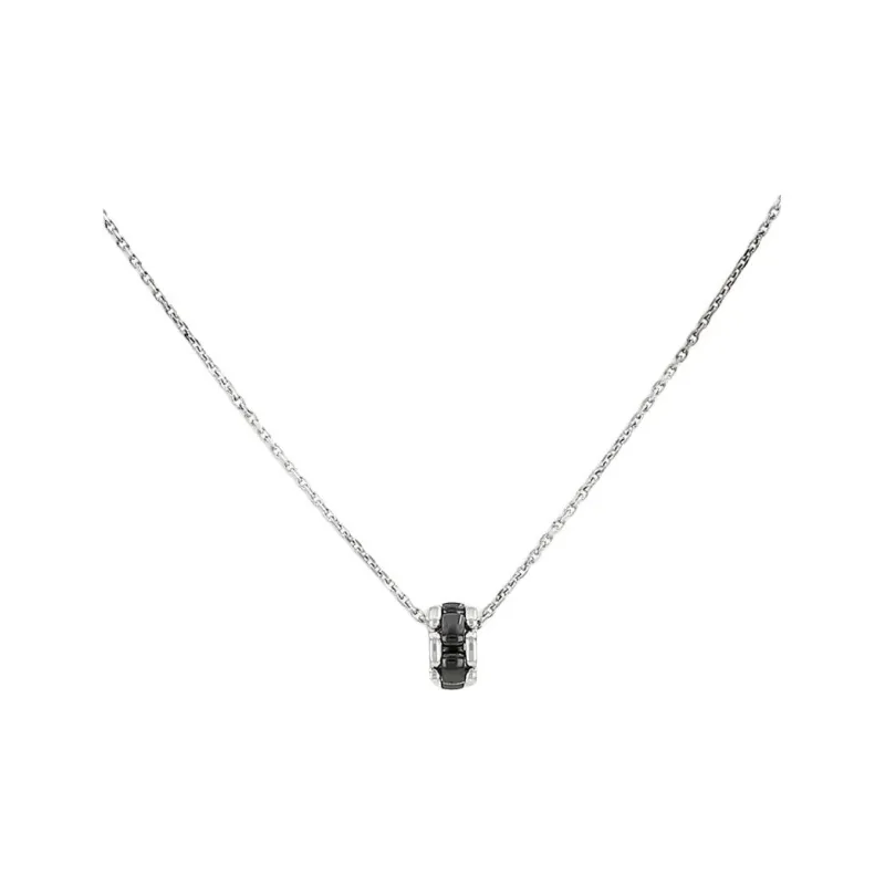 CHANEL 18K White Gold Ultra Diamond Necklace-0