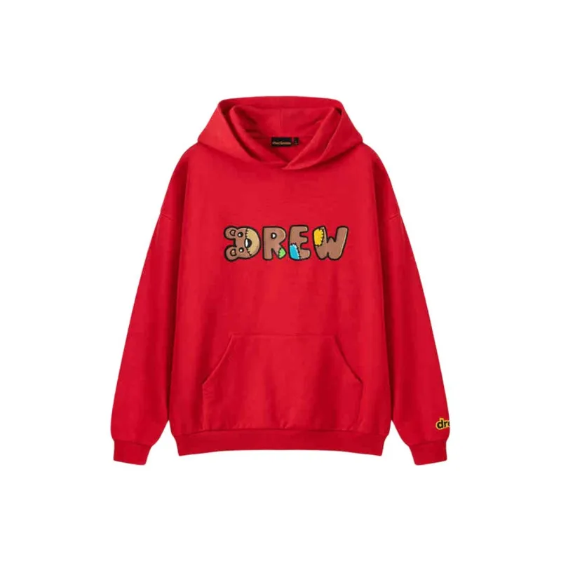 Drew House SS25 Sweatshirts Unisex Red-0