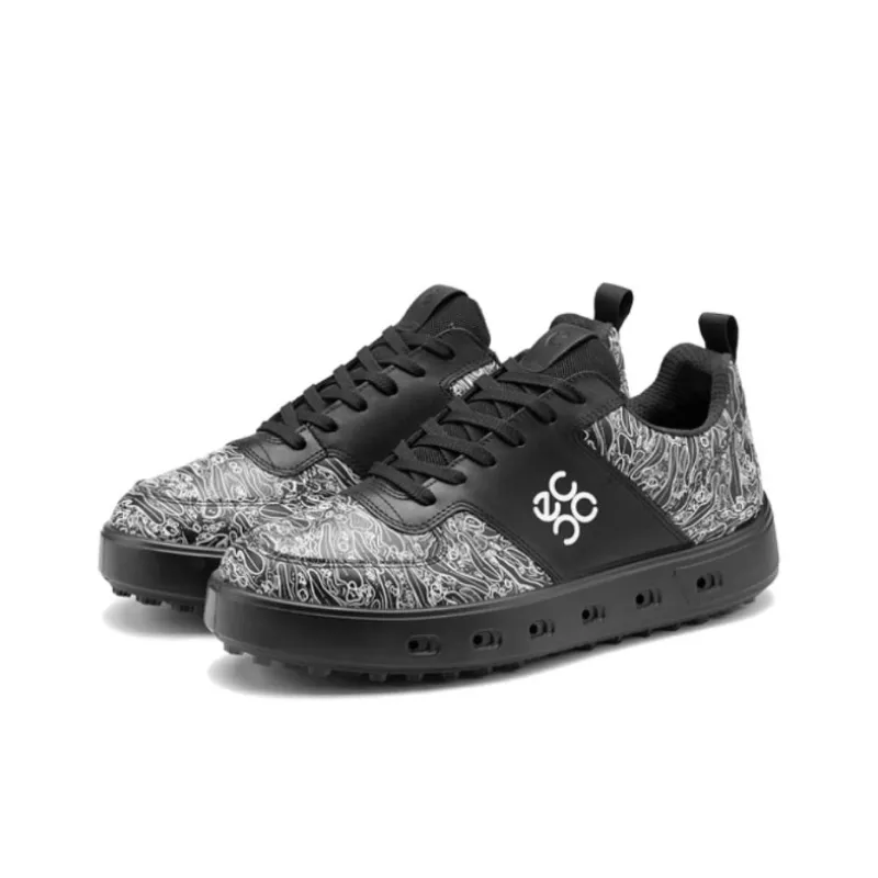 Ecco Street 720 Series Low Top Golf Shoes Men's Black-2