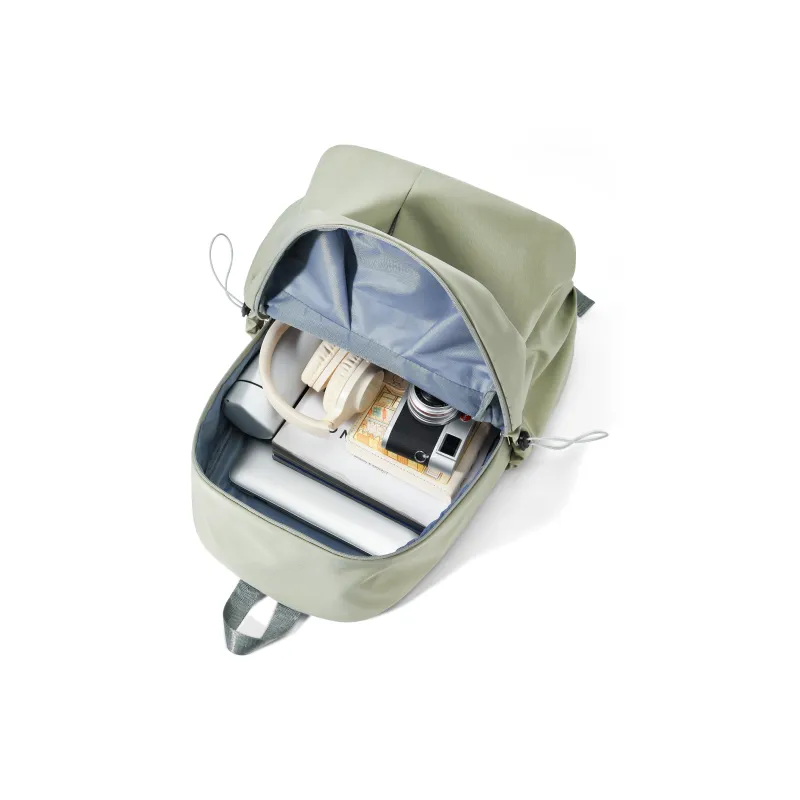 KEYSTREET Fabric Backpack Laptop Backpack Tubas Unisex Black/Ecru/Green/Blue/Burgundy-13