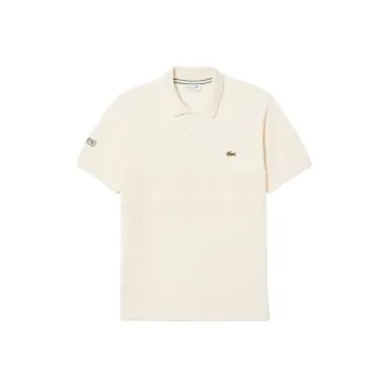LACOSTE Polo Shirts Men Beige