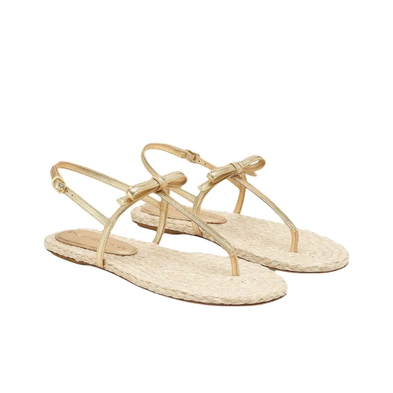 Stuart Weitzman/SW Felicity One Strap Sandals Women's Gold-1