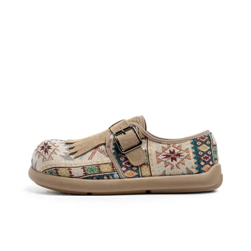 Boogie Bear Canvas Shoes Men Low Top Khaki/Brown/Black