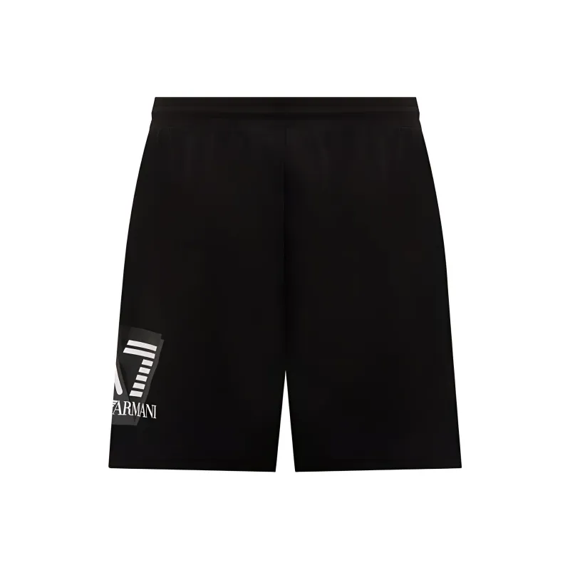 EMPORIO ARMANI EA7 SS24 Casual Shorts Men's Black-1