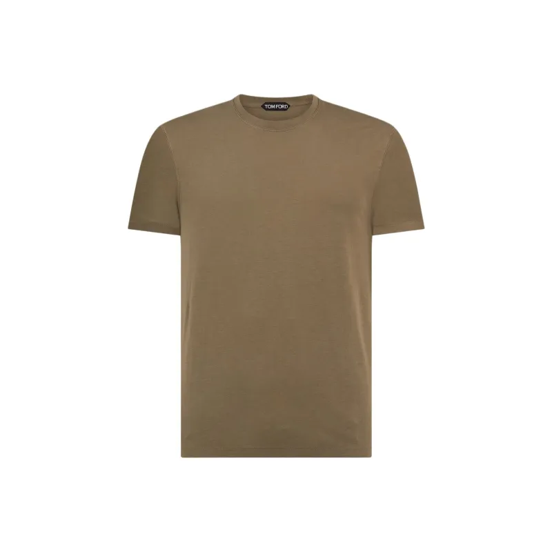 TOM FORD Logo embroidered Jersey T shirt-0