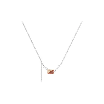 KING OF BLING Alloy, Oil Drip, Zircon, Mother Of Pearl Necklaces Women's