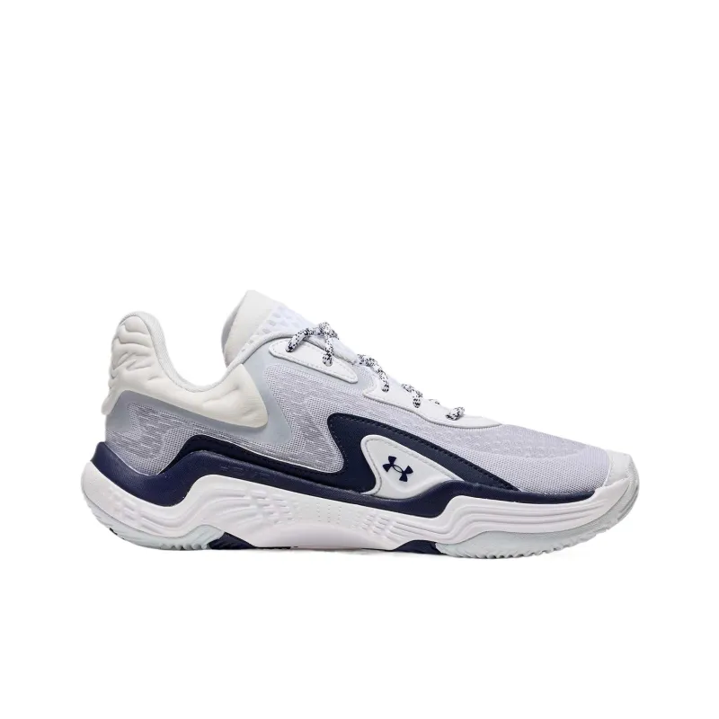 Under Armour Spawn 7 Low Top Basketball Shoes Unisex White-1