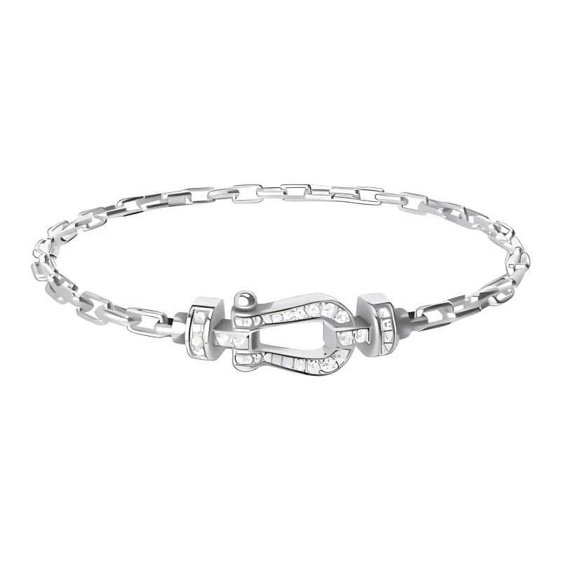 FRED 18K White Gold Bracelets Men's Silver-0