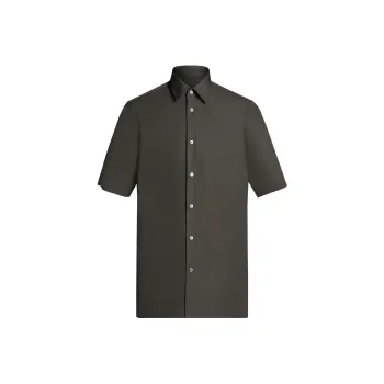 Maison Margiela Short-Sleeved Buttoned Shirt