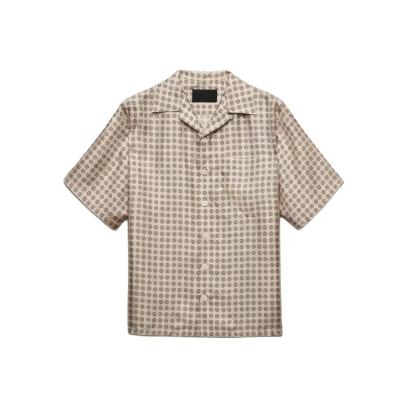 PRADA Shirt Men's Sand Beige Yellow-0