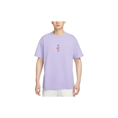 Nike T Shirts Men Purple