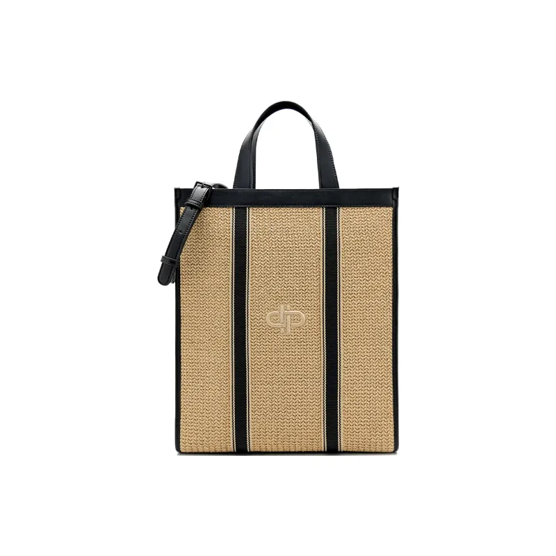PEDRO Icon Series Synthetic Leather Tote One Shoulder Handbag Tubas Men's Black/Sand-8