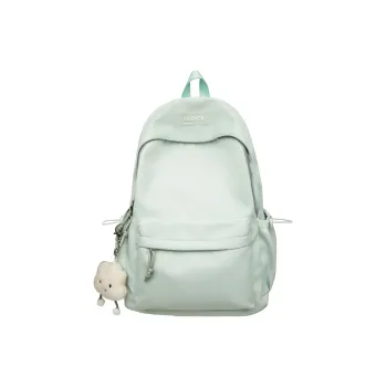 ROUNDOT Nylon Backpack Unisex Mint Green/Black/Lotus Color/Lemon/Lake Blue