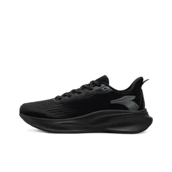 361° Magic Carpet Slip Resistant And Breathable Low Top Casual City Commute Running Shoes Men's Obsidian Black