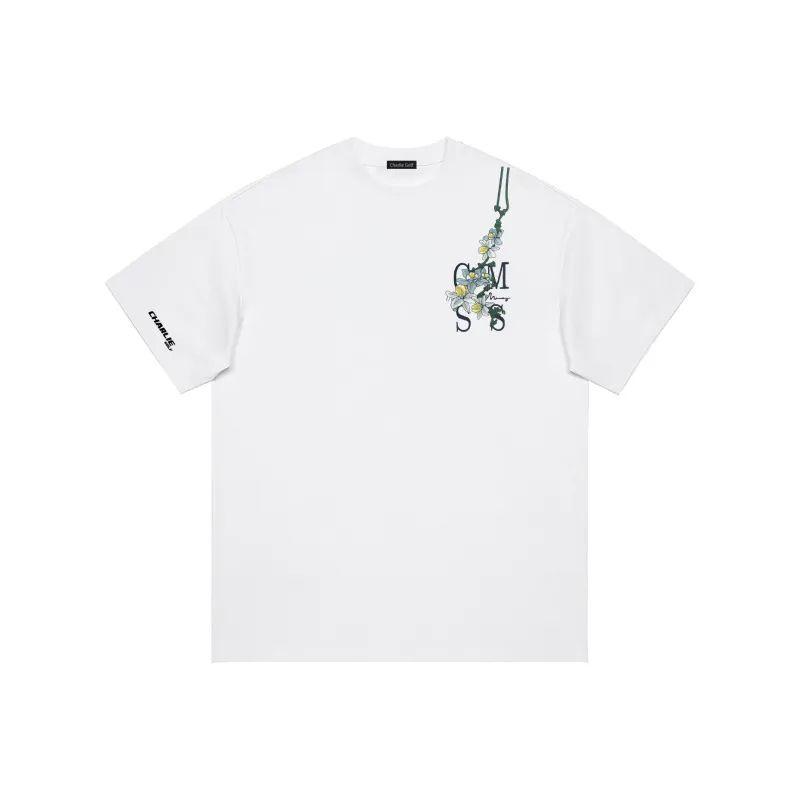 CHARLIE GOLF T Shirt Unisex White-2