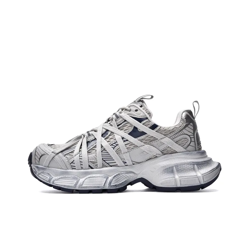 MISTERY Breathable And Lightweight Low Top Chunky Sneakers Women's-12