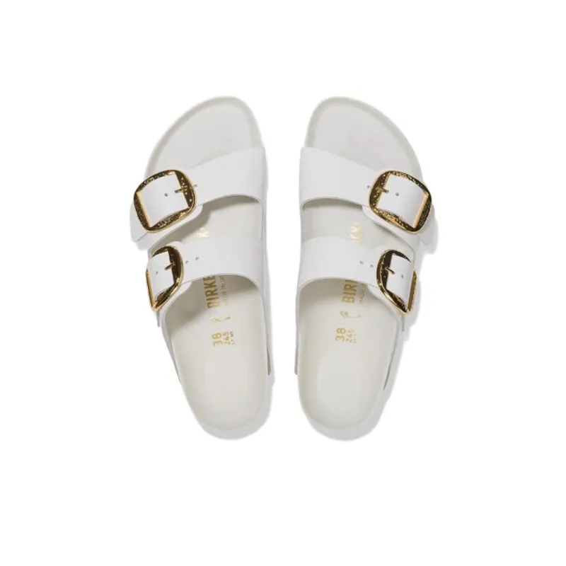 Birkenstock Abrasion Resistant Slide Slippers Women's White Narrow-2
