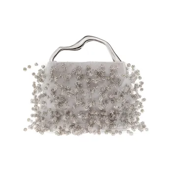 CULT GAIA Glass Handbag Mini Women's Silver