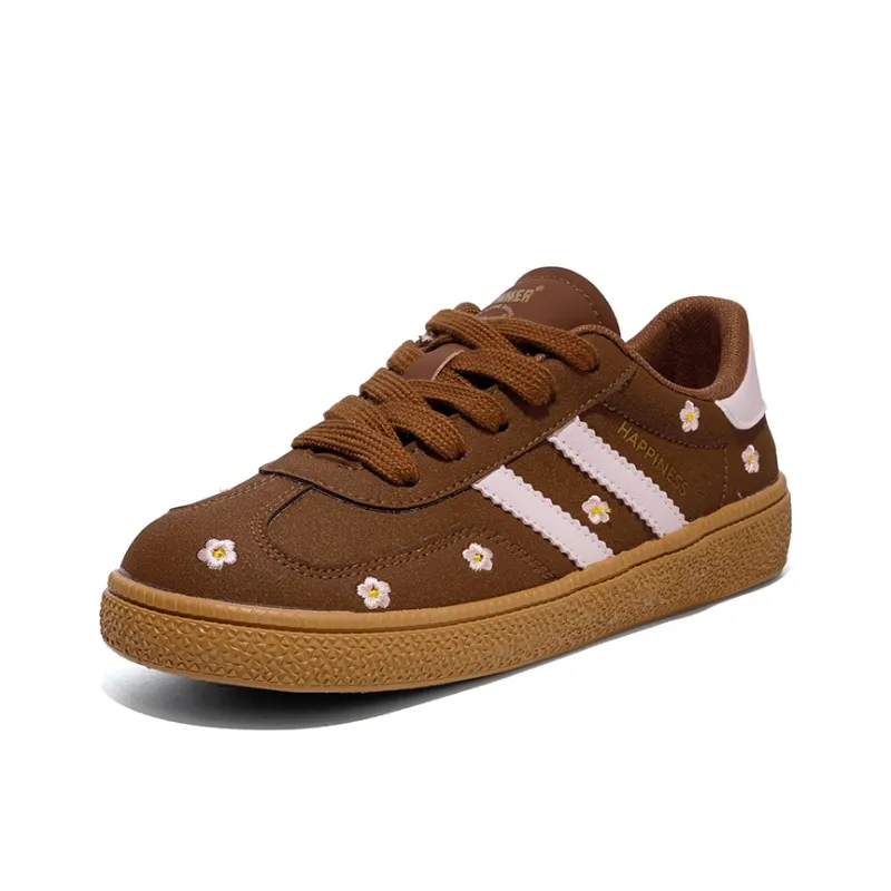 ΛOLUNKΛ Slip Resistant, Lightweight, And Breathable Low Top Skateboard Shoes Women's-7