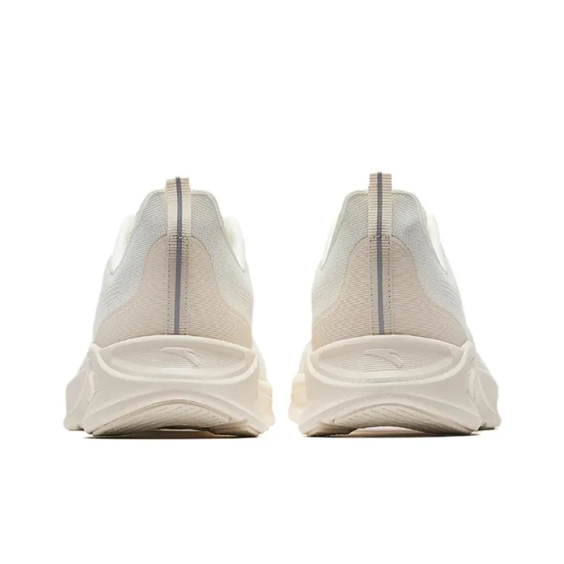 Anta Light Breeze Abrasion Resistant Slip Resistant Low Top Casual Running Shoes Women's Beige-3