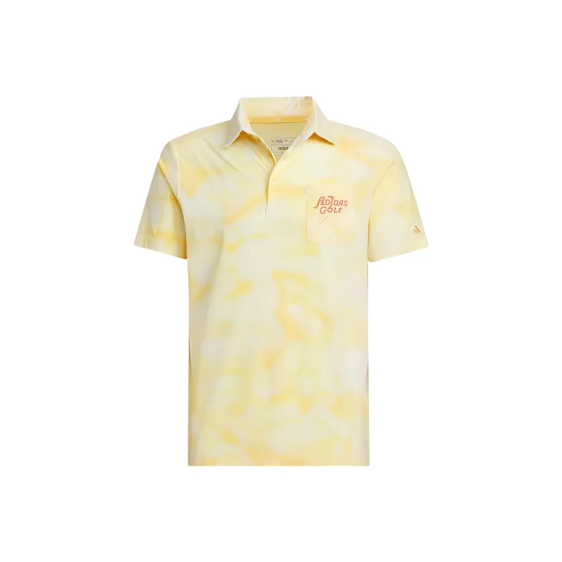 Adidas Polo Shirts Men Yellow-0