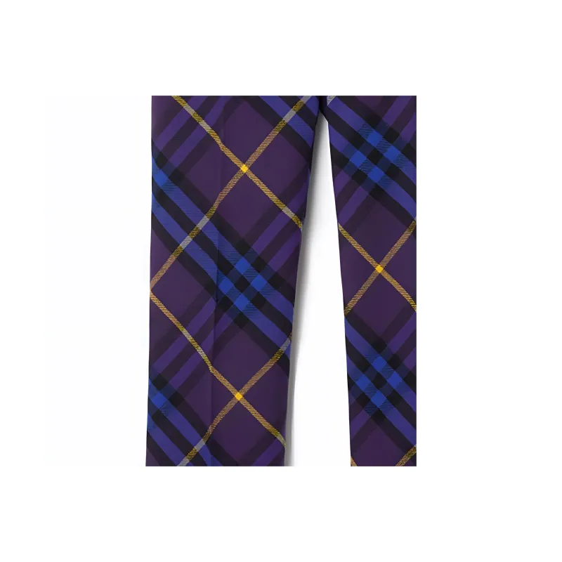 Burberry SS24 Casual Pants Women's Ribbon Purple-3
