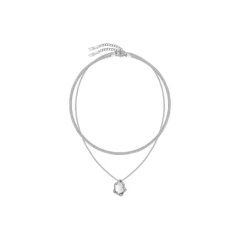 Masw Niche Premium Best Selling Layering Copper Alloy Necklaces Women's