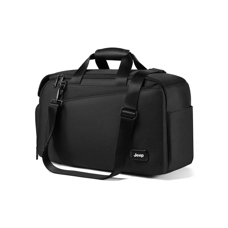 Jeep Microfiber Travel Bag 31L Men's Black-1