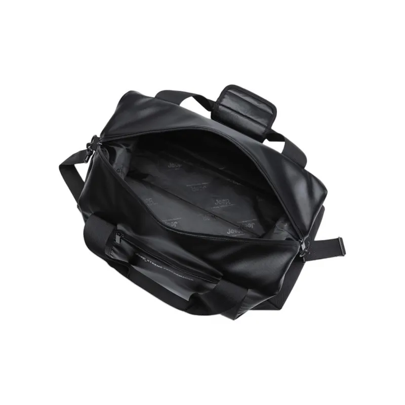 Jeep Waterproof Fabric Travel Bag Unisex Black-3