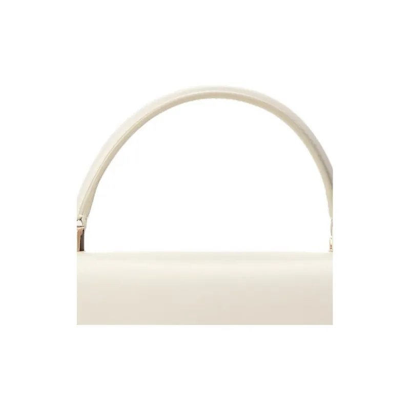 Ralph Lauren Calfskin Crossbody Handbag Women's White-3